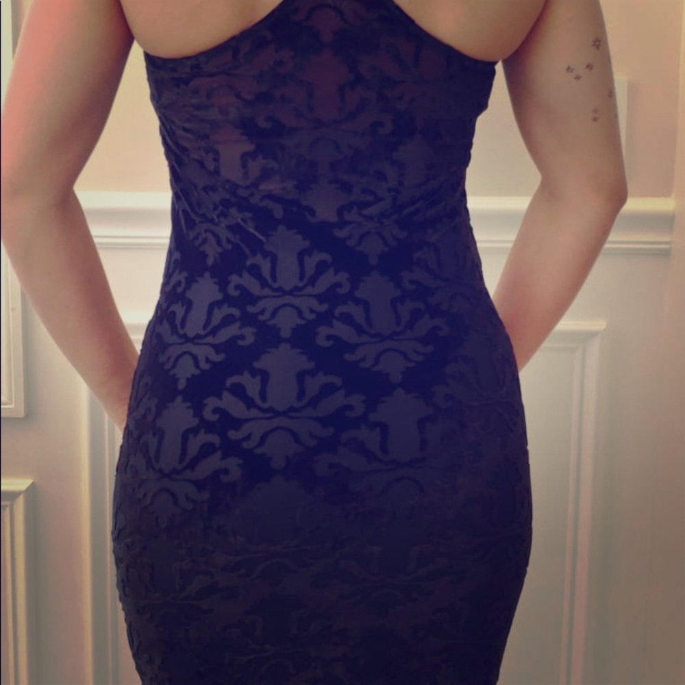 Urban outfitters bodycon velvet dress